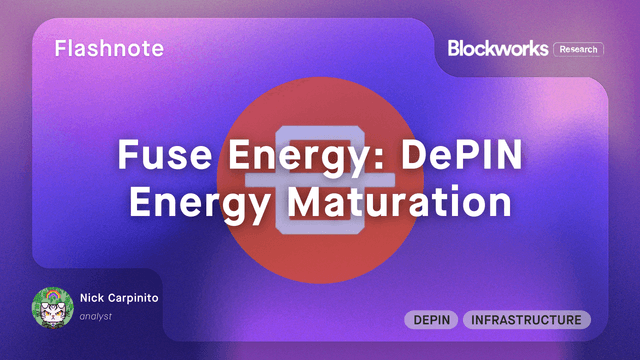 Fuse Energy: DePIN Energy Maturation